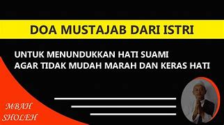 Doa Agar Suami Tidak Marah Marah Terus